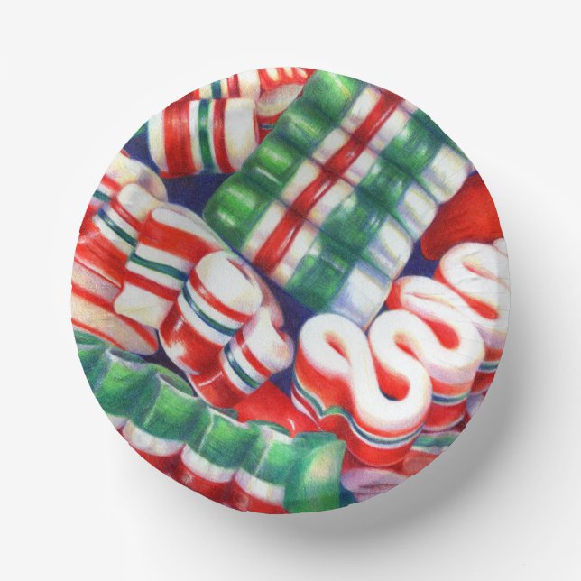 RIBBON CANDY 7" Papierboxen Pappteller (Vorderseite)