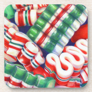 RIBBON CANDY Dessous de verre en plastique dur