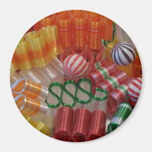 Ribbon Candy Magnet (rund)