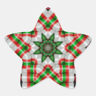 Ribbon Candy Quilt Star Dec 2012 Stern-Aufkleber