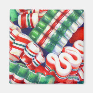 RIBBON CANDY Square Magnet