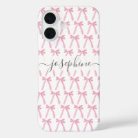 Ribbon Coquette Pink Ästhetische Bogen personalisi