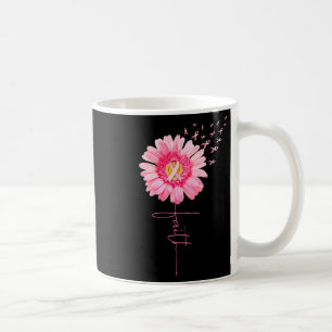 Ribbon Daisy Faith - Brustkrebsmonat Kaffeetasse