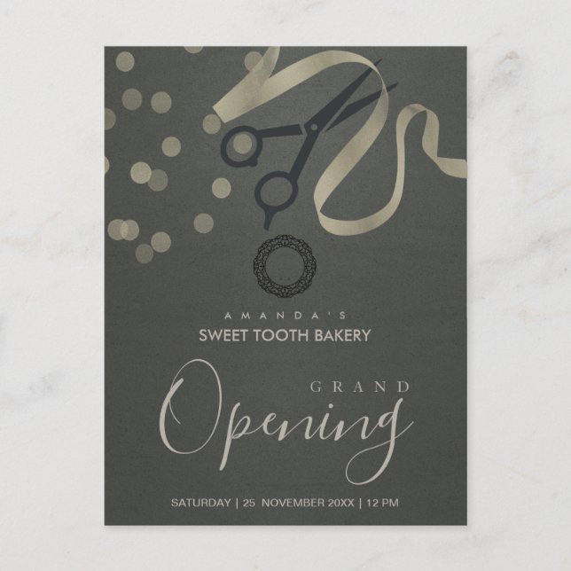 RIBBON D'ARGENT GRIS COUPANT GRAND INVITATION D'OU (Devant)