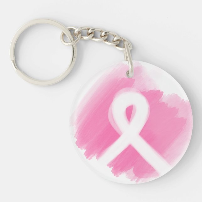 Ribbon de sensibilisation au cancer du sein Aquare (Devant)