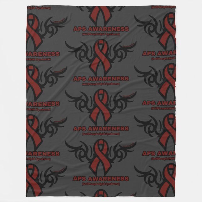 RIBBON - GERICHT FLEECEDECKE (Vorderseite)