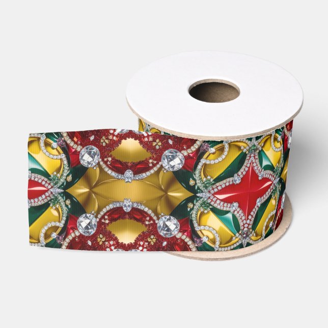 Ribbon mit Los Angeles Farben Ripsband (Spule)