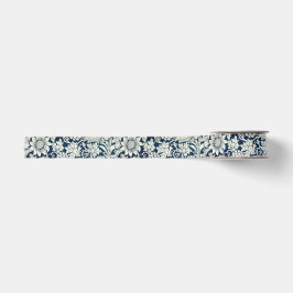 Ribbon - Muster für blaue und weiße Jugendstil Ripsband