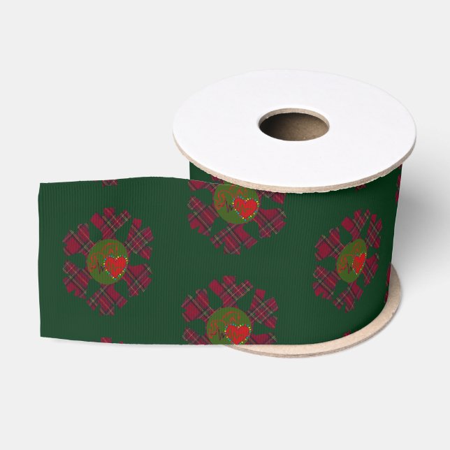Ribbon Plaid Snowflake  Ripsband (Spule)