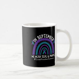 Ribbon Rainbo zur Sensibilisierung für Suizidpräve Kaffeetasse