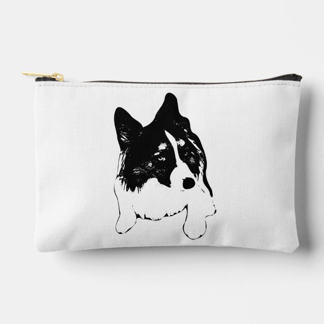 Ribbon-Ready Zip Pouch Zubehörtasche (Vorderseite)