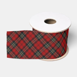Ribbon - Red Tartan Macpherson Clan Design2 Ripsband