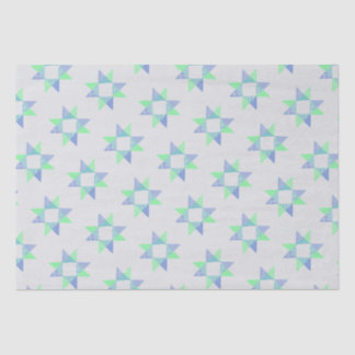Ribbon Star Quilt Woodblock Seidenpapier