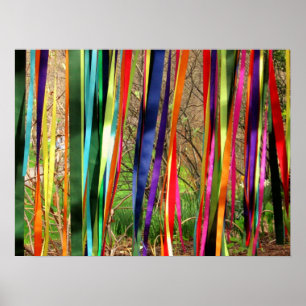 Ribbon Streamers Poster