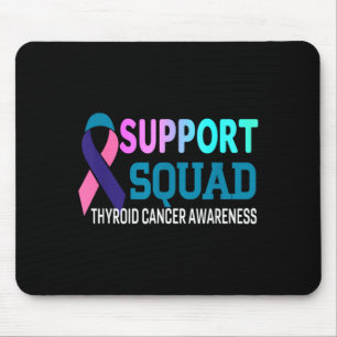Ribbon Suprt Squad Schilddrüsenkrebs-Bewusstsein Mousepad