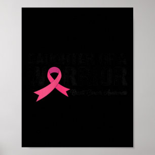 "Ribbon-Tochter" eines Brustkrebs-Bewusstseins ein Poster