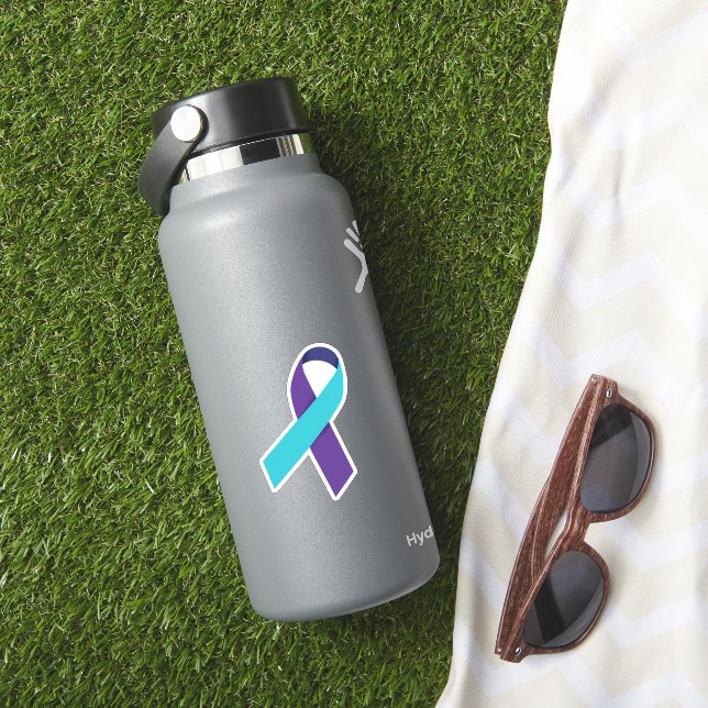 Ribbon zur Suizidprävention Aufkleber (HydroFlask Insitu)