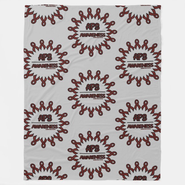 Ribbons/Circle...APS Fleecedecke (Vorderseite)