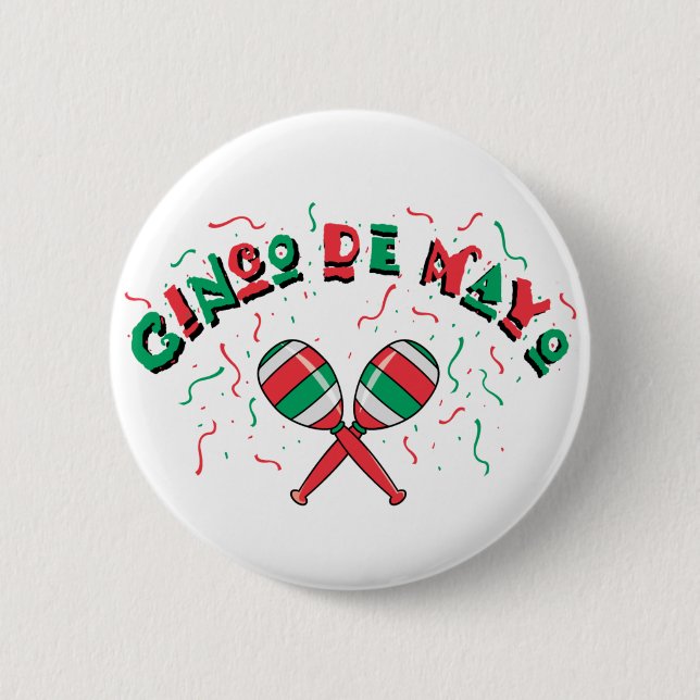 Ribbons & Maracas - Button (Vorderseite)