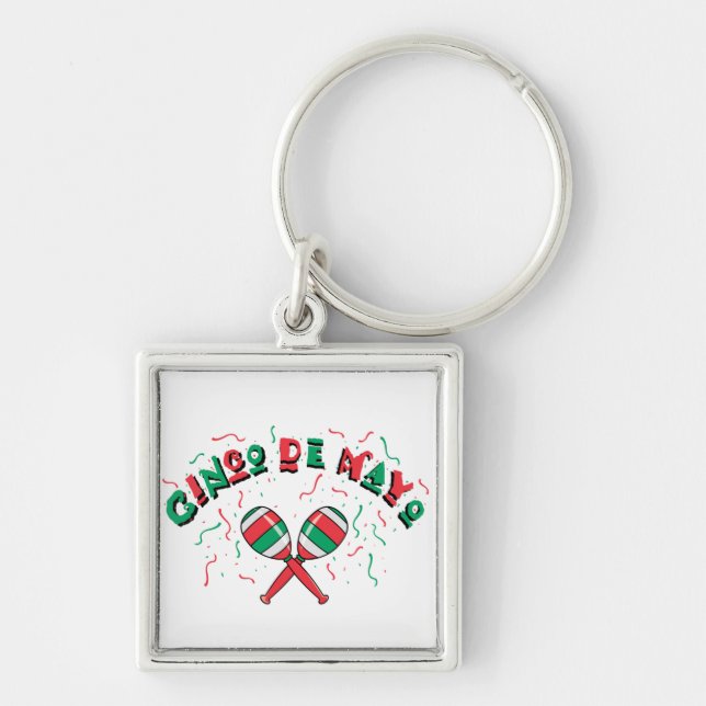 Ribbons & Maracas Schlüsselanhänger (Vorne)