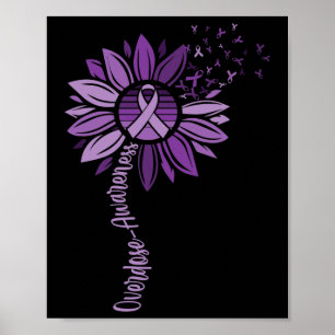 Ribbons Überdosierungsbewusstsein Poster