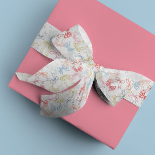 Ribbons und Bows - farbenfrohe Wasserfarbe Ripsband