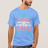 Ribcage Transgender Pride Trans Flag Skelett LGBT