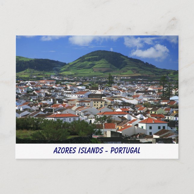 Ribeira Grande, Azoren Postkarte (Vorderseite)