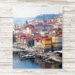 Ribeira und Douro Fluss. Porto, Portugal.