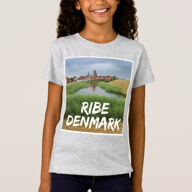 Riberhus und Ribe, Jutland, Dänemark T-Shirt (Vorderseite)