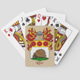 Ricci Heraldic Shield und Mantle Spielkarten