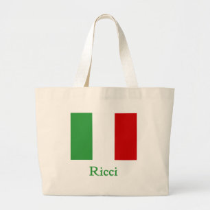 Ricci Italiener-Flagge Jumbo Stoffbeutel