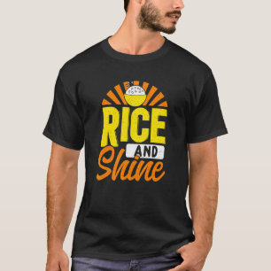 Rice Shine Asian Food Rice Bauern T-Shirt