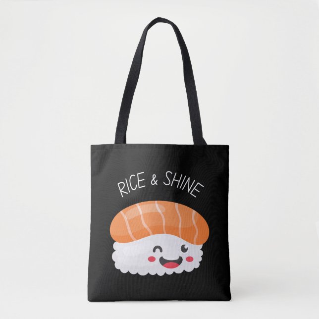 Rice & Shine Kawaii Sushi Tasche (Vorderseite)