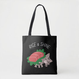 Rice & Shine Niedlich Kitty mit Kawaii Sushi Totba Tasche