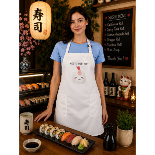 Rice To Meet You Kawaii Sushi Lange Schürze