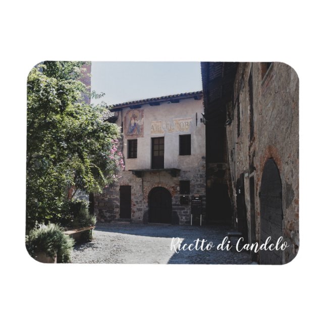Ricetto di Candelo, Piemont, Italien Magnet (Horizontal)