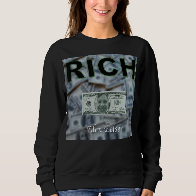 Rich Album Cover Sweatshirt (Vorderseite)