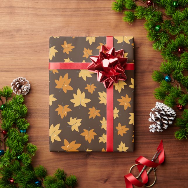 Rich Autumn Foliage Geschenkpapier (Feiertagsgeschenk)