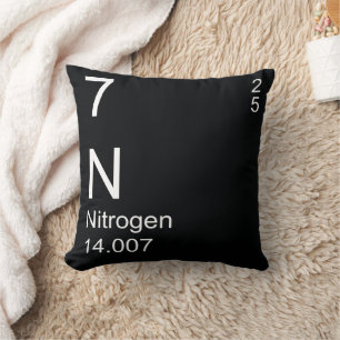 Rich Black Nitrogen Element Kissen