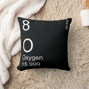 Rich Black Oxygen Element Kissen