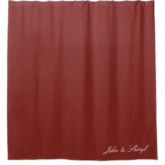 Rich Bourgogne Rouge Solide Couleur rideau de douc