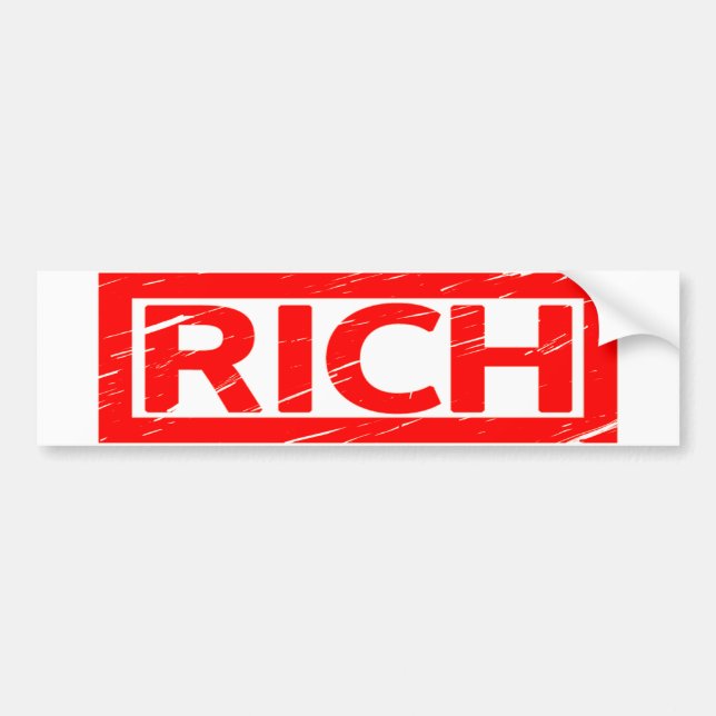 Rich Briefmarke Autoaufkleber (Vorne)