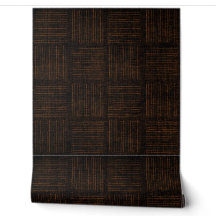 Rich Brown Moody Wallpaper Imitats Texture Squares