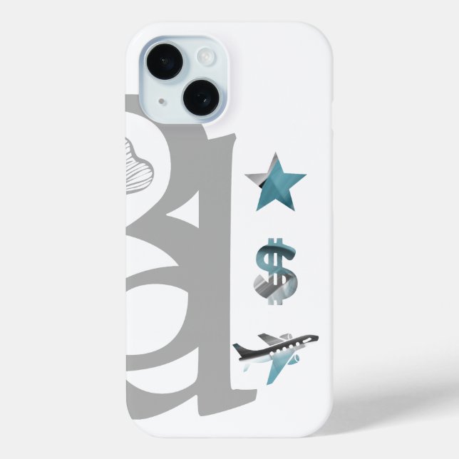 RICH coque iphone Trend Abstrait Océan Bleu (Verso)