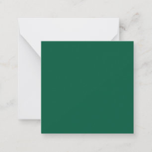 Rich Dark Green Mitteilungskarten