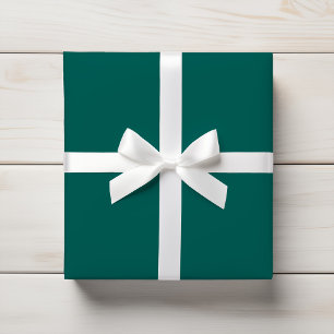 Rich Dark Green Solid Color Geschenkpapier