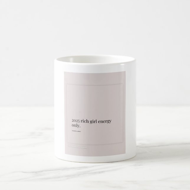 Rich Girl energy coffee Tasse (Mittel)