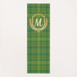 Rich Green Tartan (Kariert) Custom Yogamatte