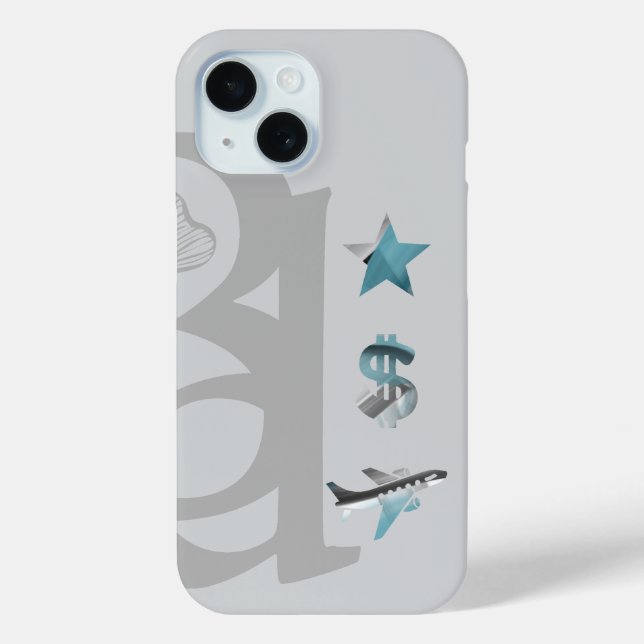 RICH iPhone Fälle Trend Abstrakt Blue Ocean Case-Mate iPhone Hülle (Rückseite)